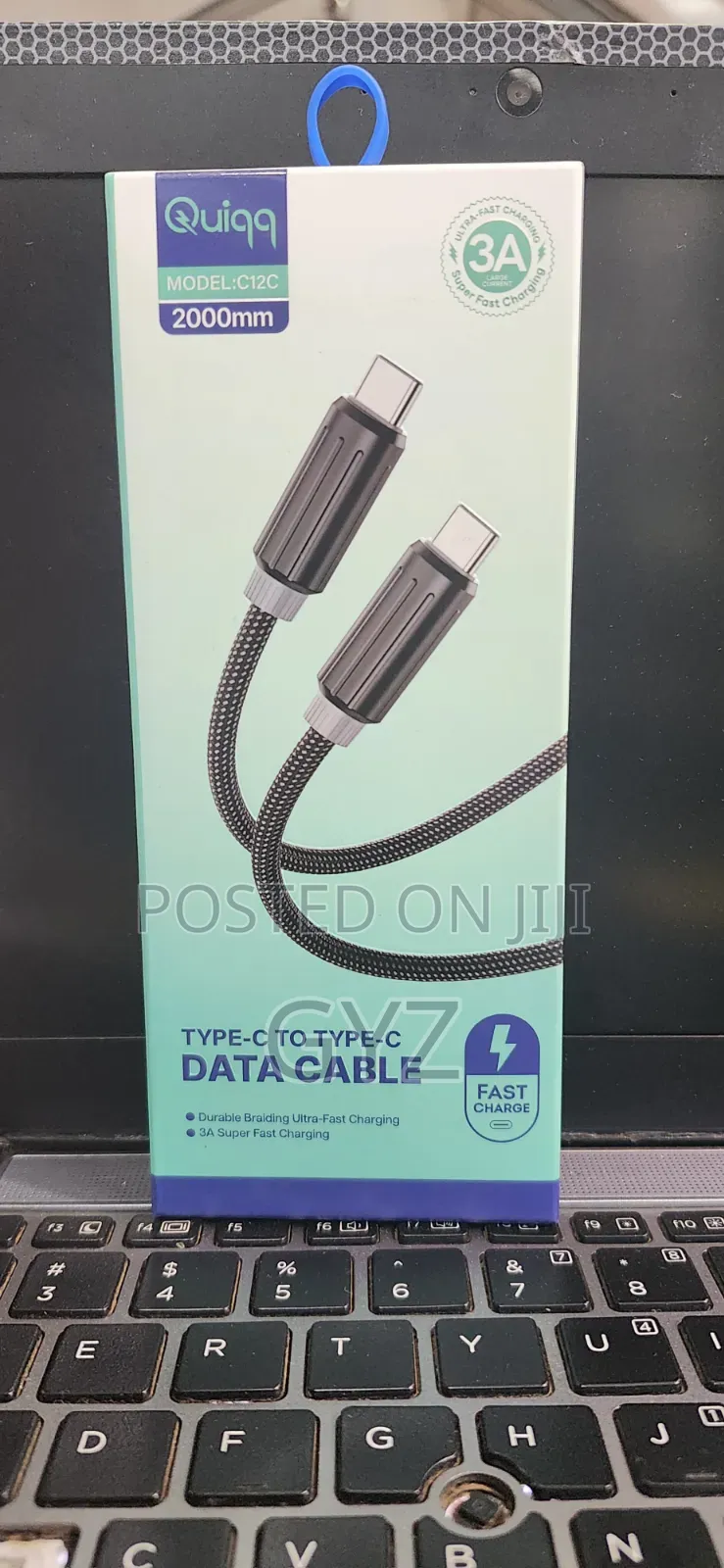 TYPE C to C Quiqq Cable 2 Meter