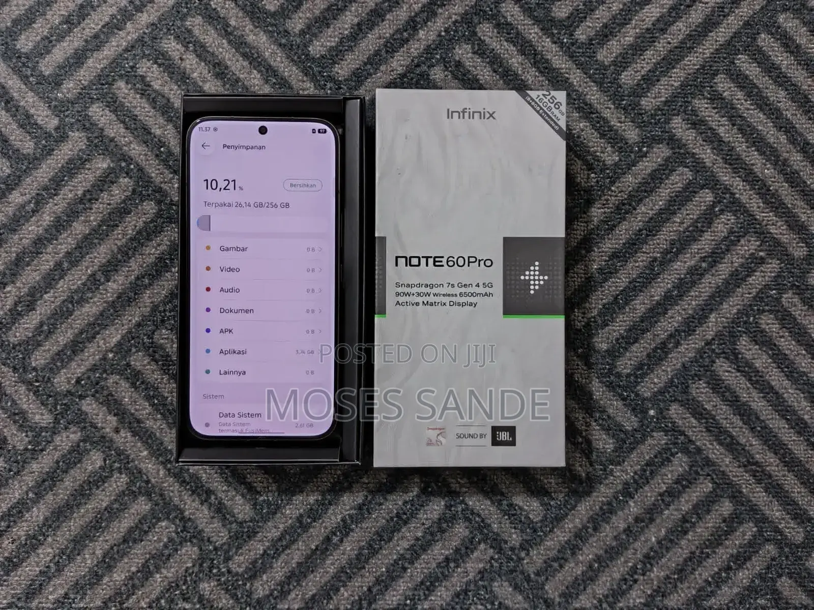 New Infinix Note 60 Pro 256 GB Silver