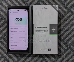 New Infinix Note 60 Pro 256 GB Silver