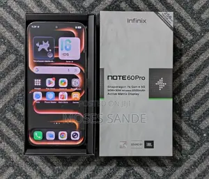 New Infinix Note 60 Pro 256 GB Silver