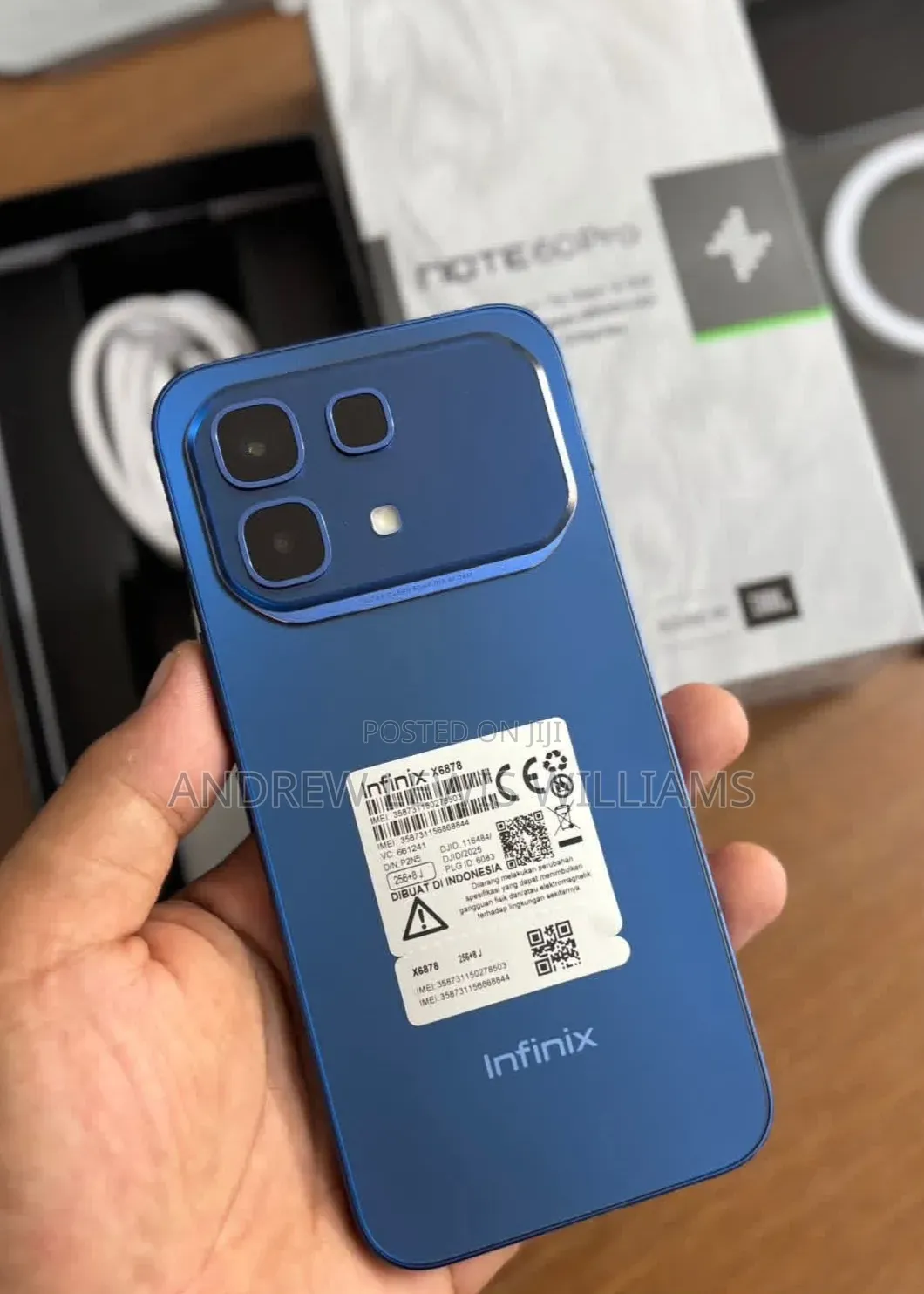 New Infinix Note 60 Pro 256 GB Blue