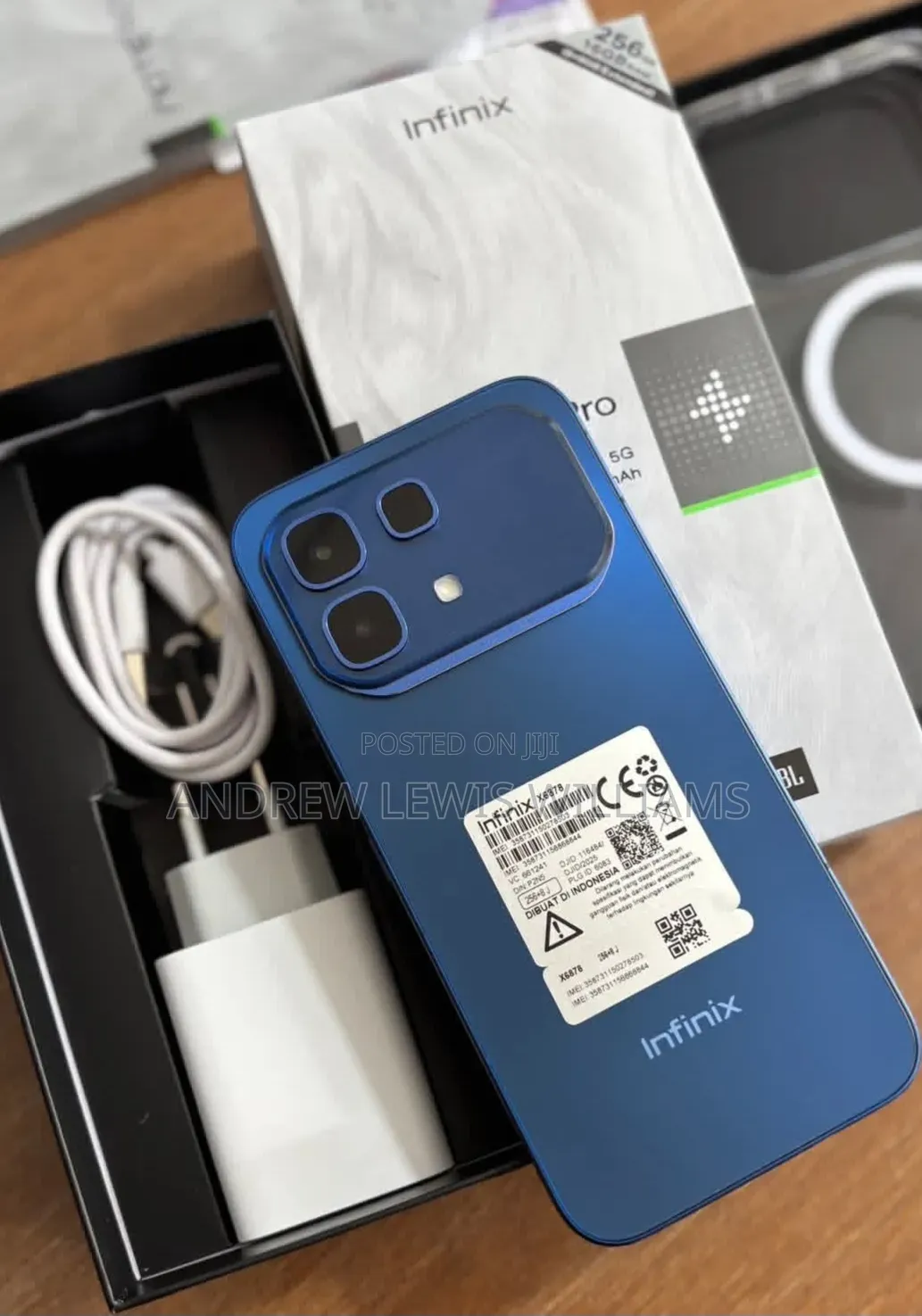 New Infinix Note 60 Pro 256 GB Blue