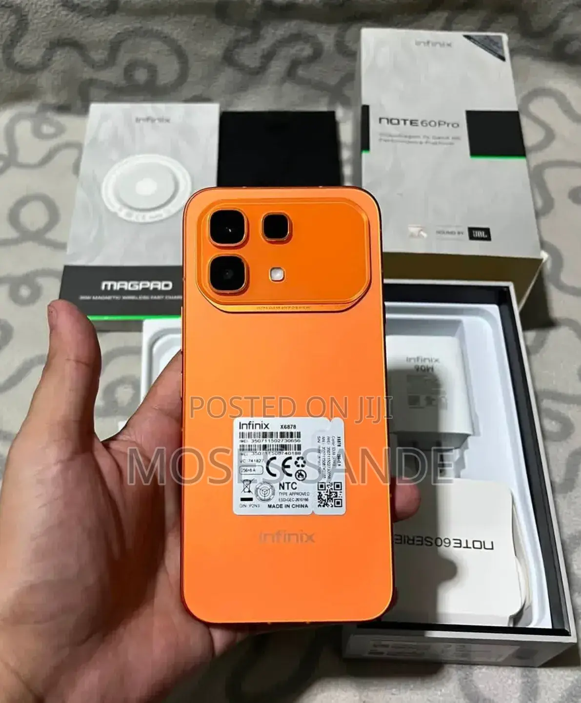 New Infinix Note 60 Pro 256 GB Orange