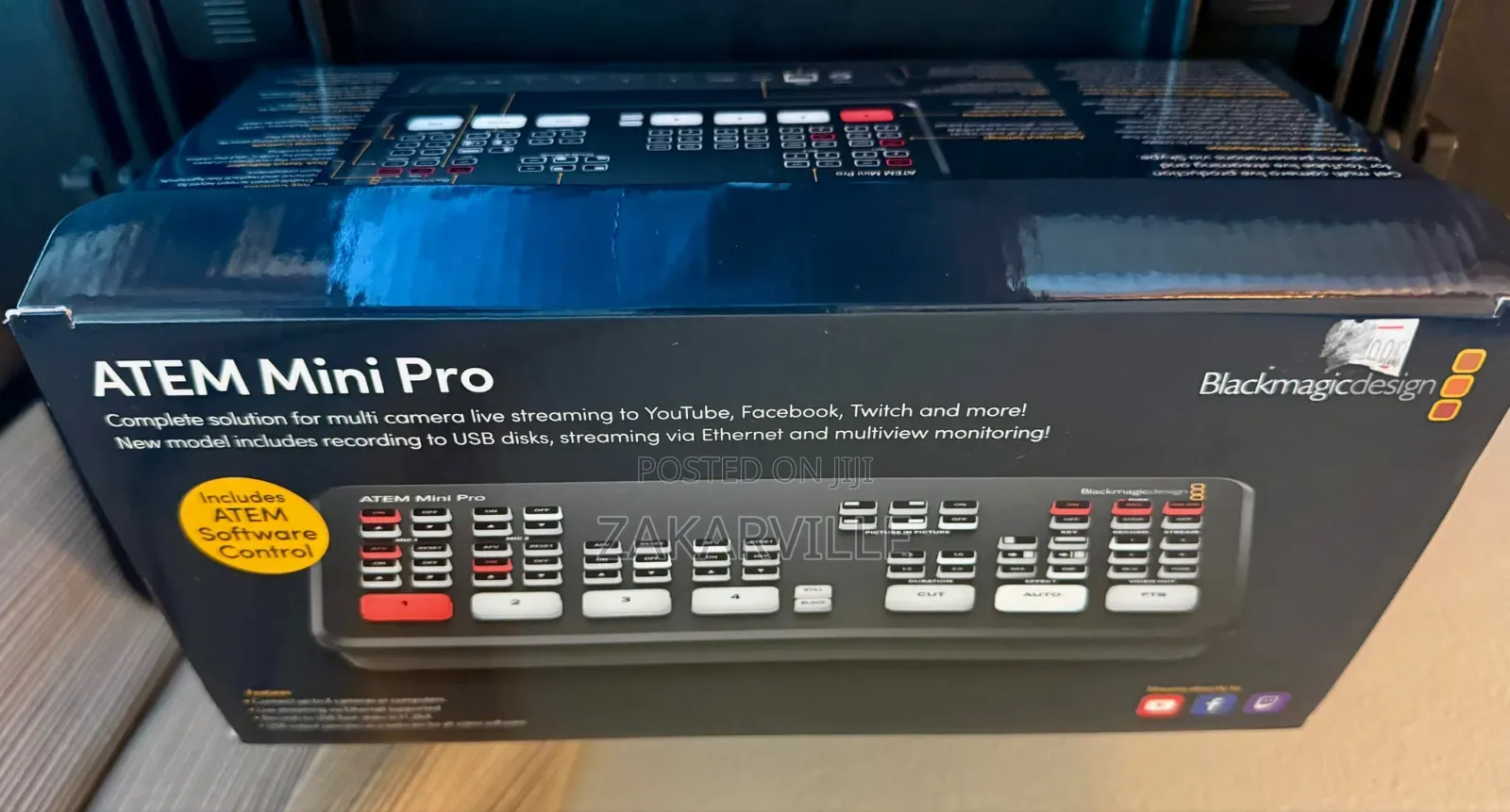 Blackmagic Design Atem Mini Pro HDMI Live Stream Switcher