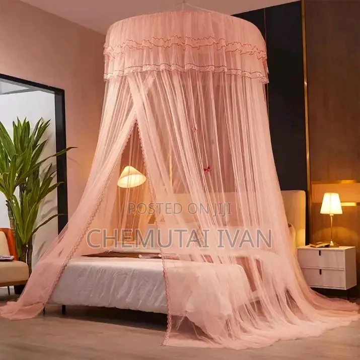 Pink Round Mosquito Net