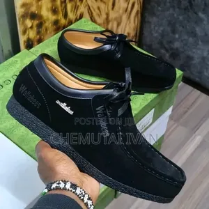 Suede Clarks Wallabies