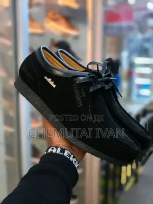 Suede Clarks Wallabies