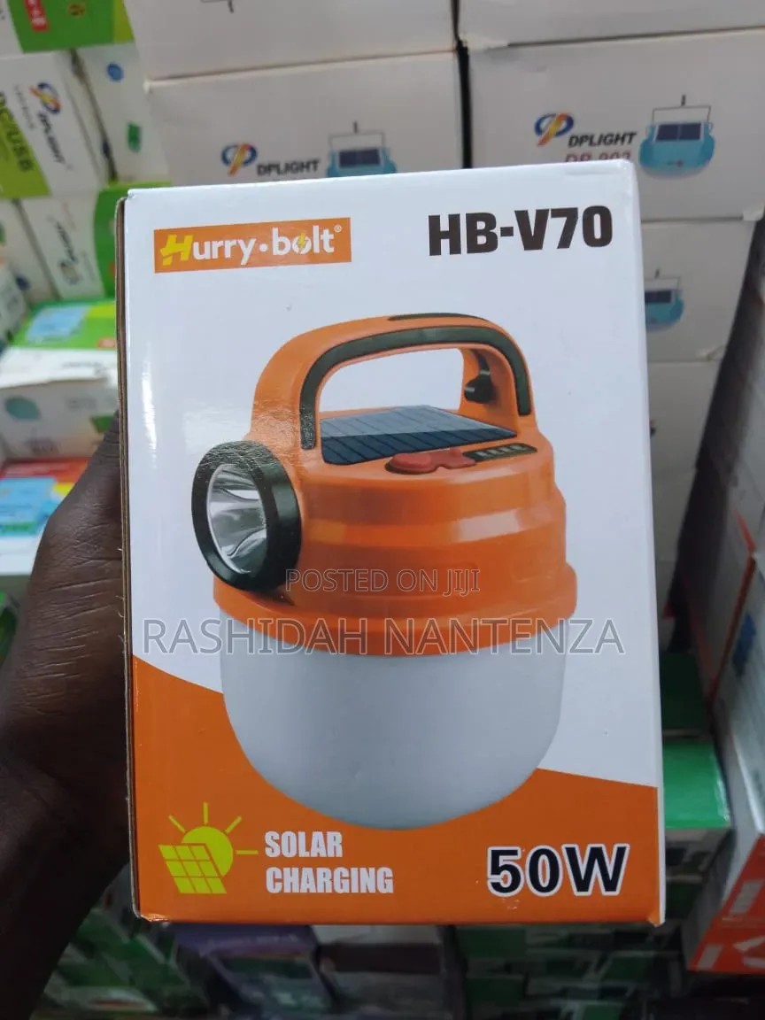 Solar Rechargeable Camping Lantern – 50W
