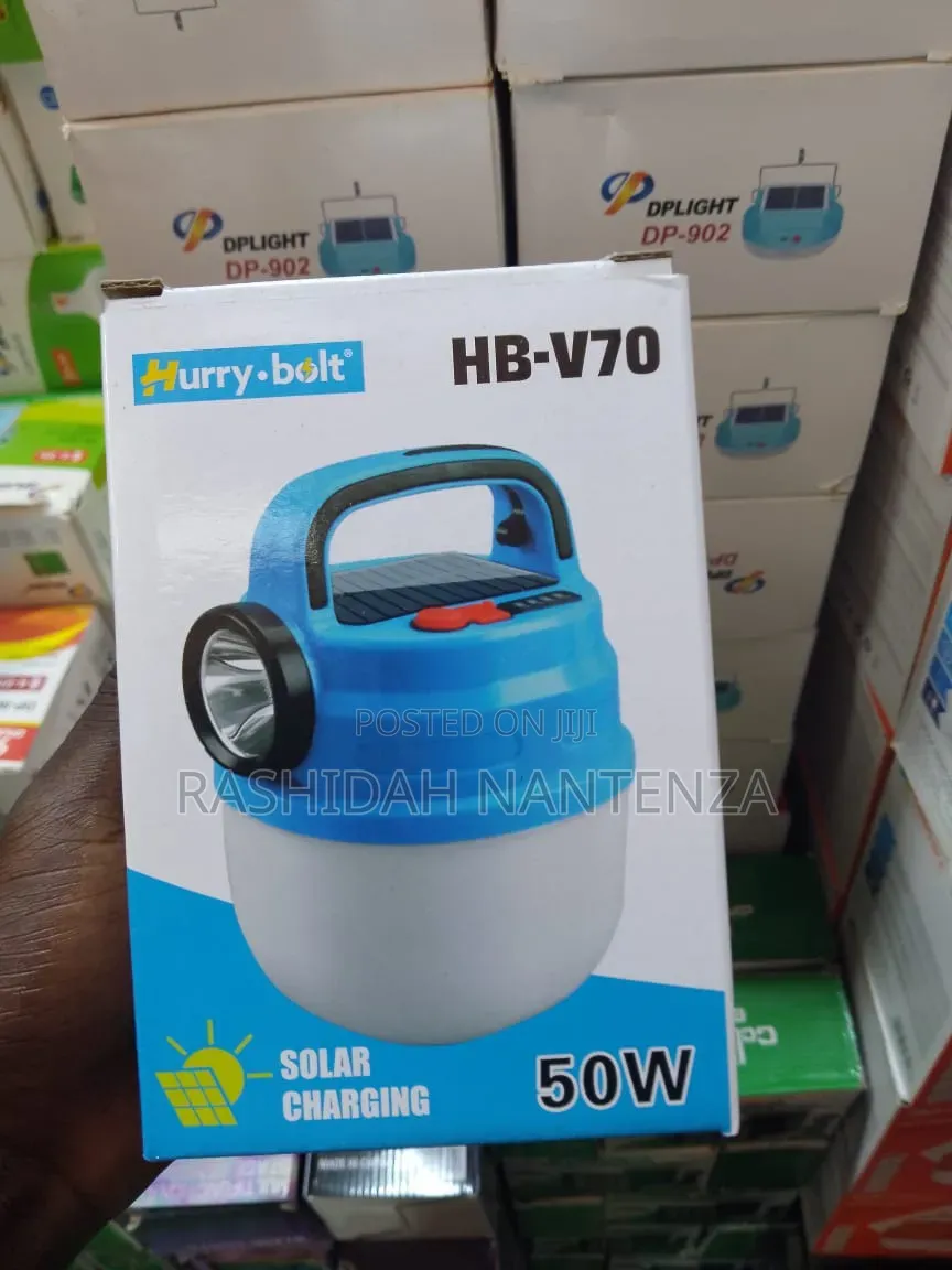 Solar Rechargeable Camping Lantern – 50W