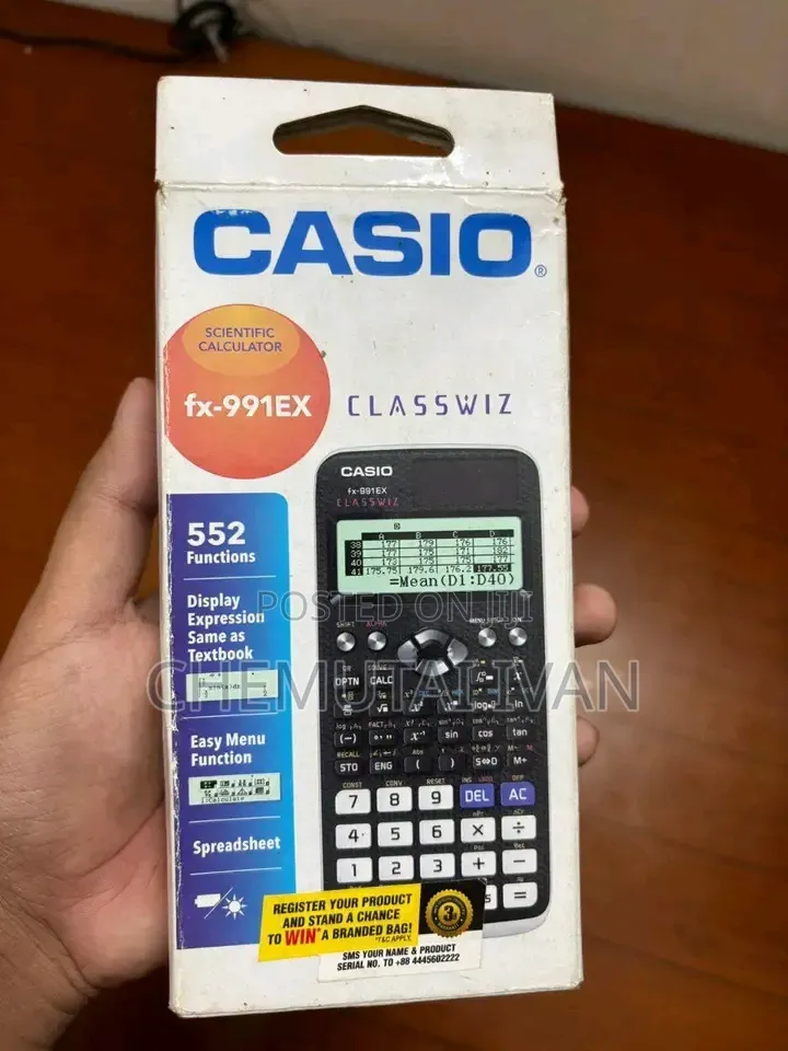 Scientific and Mathematical Calculator Fx-991ex