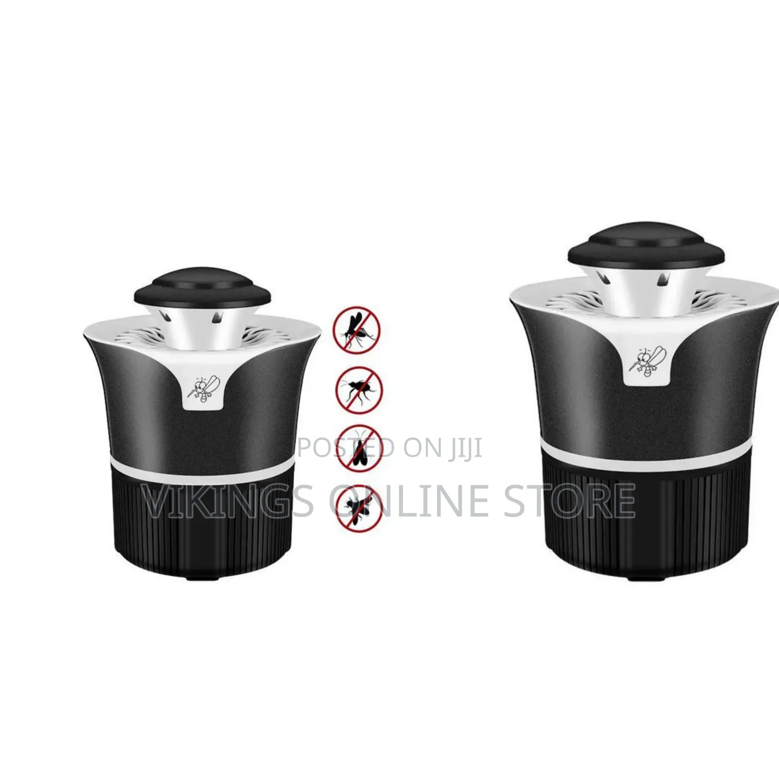 An Electric Mosquito Killer Lamp in Black, Which Uses a UV LED Light