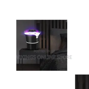 An Electric Mosquito Killer Lamp in Black, Which Uses a UV LED Light