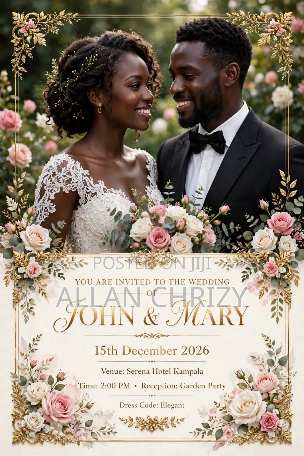 Wedding Photos Design 1 Hour Delivery