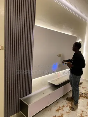 TV Wall Unit With Wall Panels
