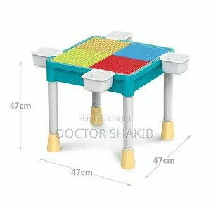 Multi-Functional Children's Activities Block Desk