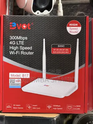 BVOT B17 300Mbps 4G LTE High Speed Wi-Fi Router With SIM Card Slot