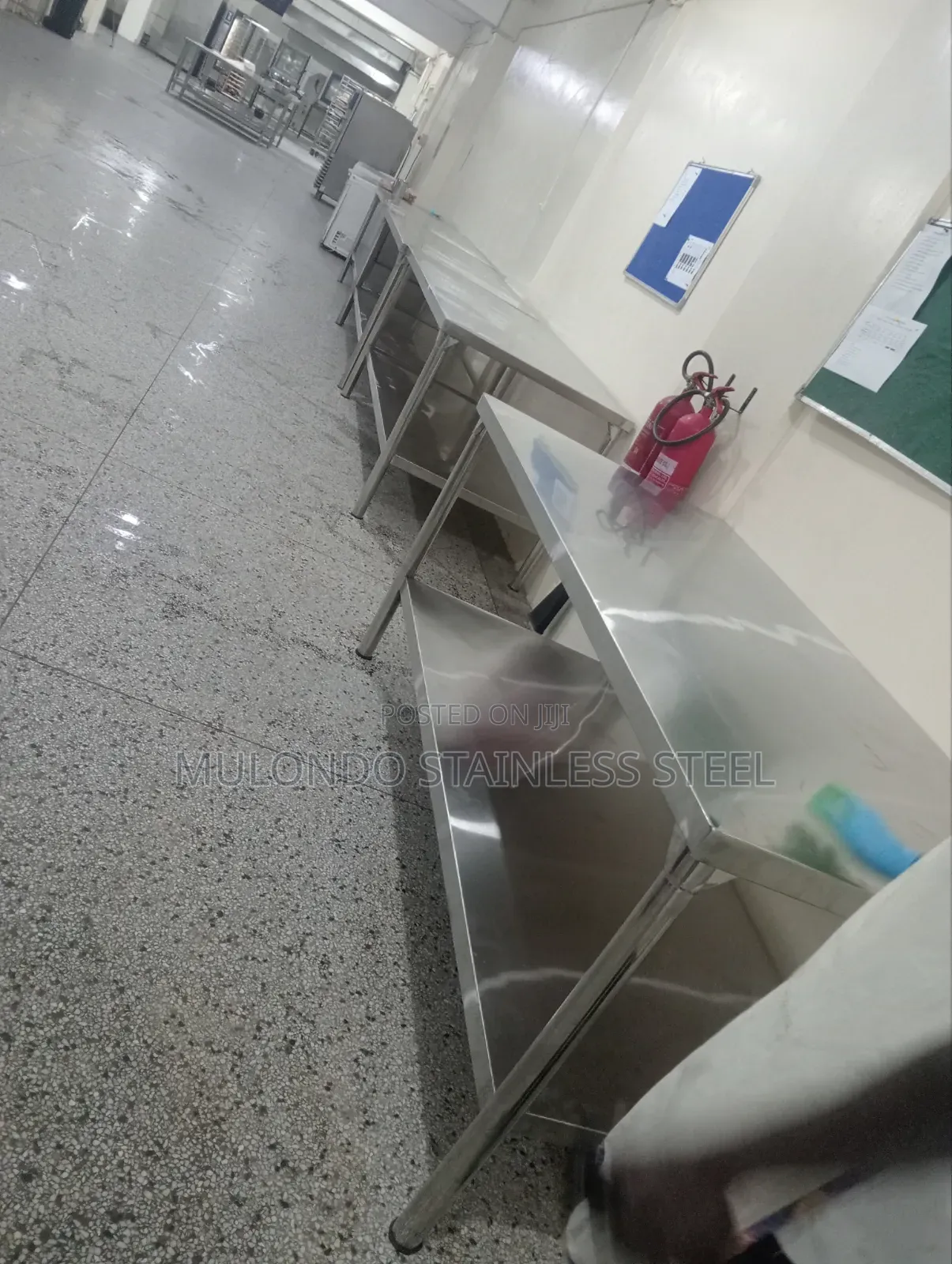 Commercial Stainless Working Table Double