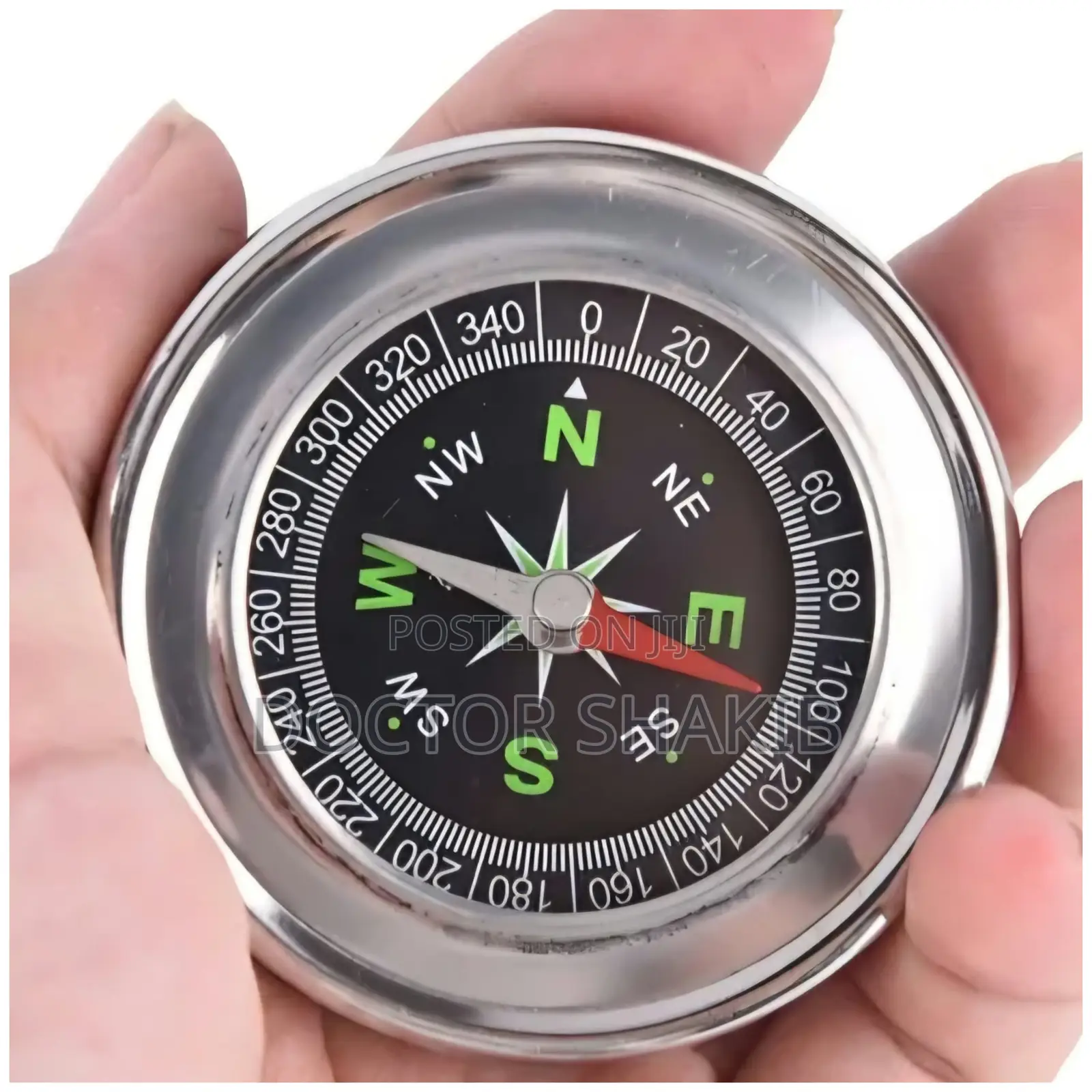 Portable Metal Pocket Magnetic Compass