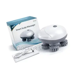 Smart Electric Head Scalp Massager With Soft Silicone Massage Claws