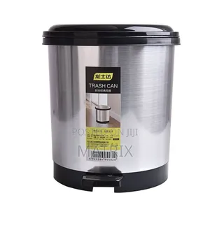 20L Stainless Steel Wastebin – Large Pedal Bin, Fingerprint-Resistant