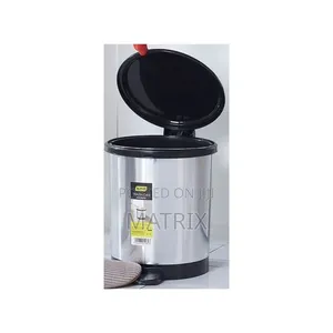 12L Stainless Steel Wastebin – Pedal Trash Can