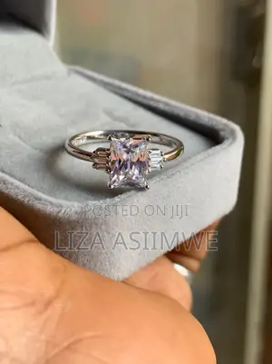 Radiant-Cut Center Stone Engagement/Promise Ring