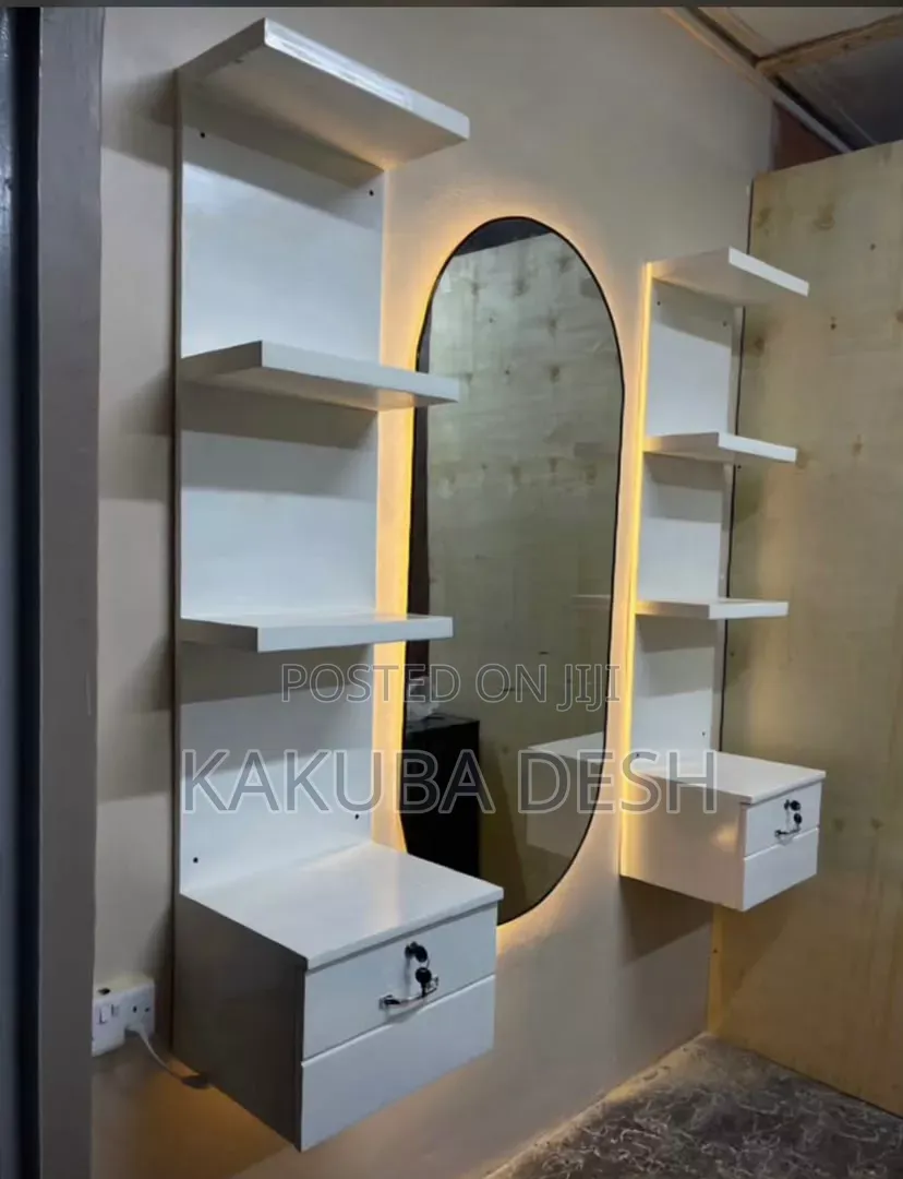 Dressing Mirror in Gray