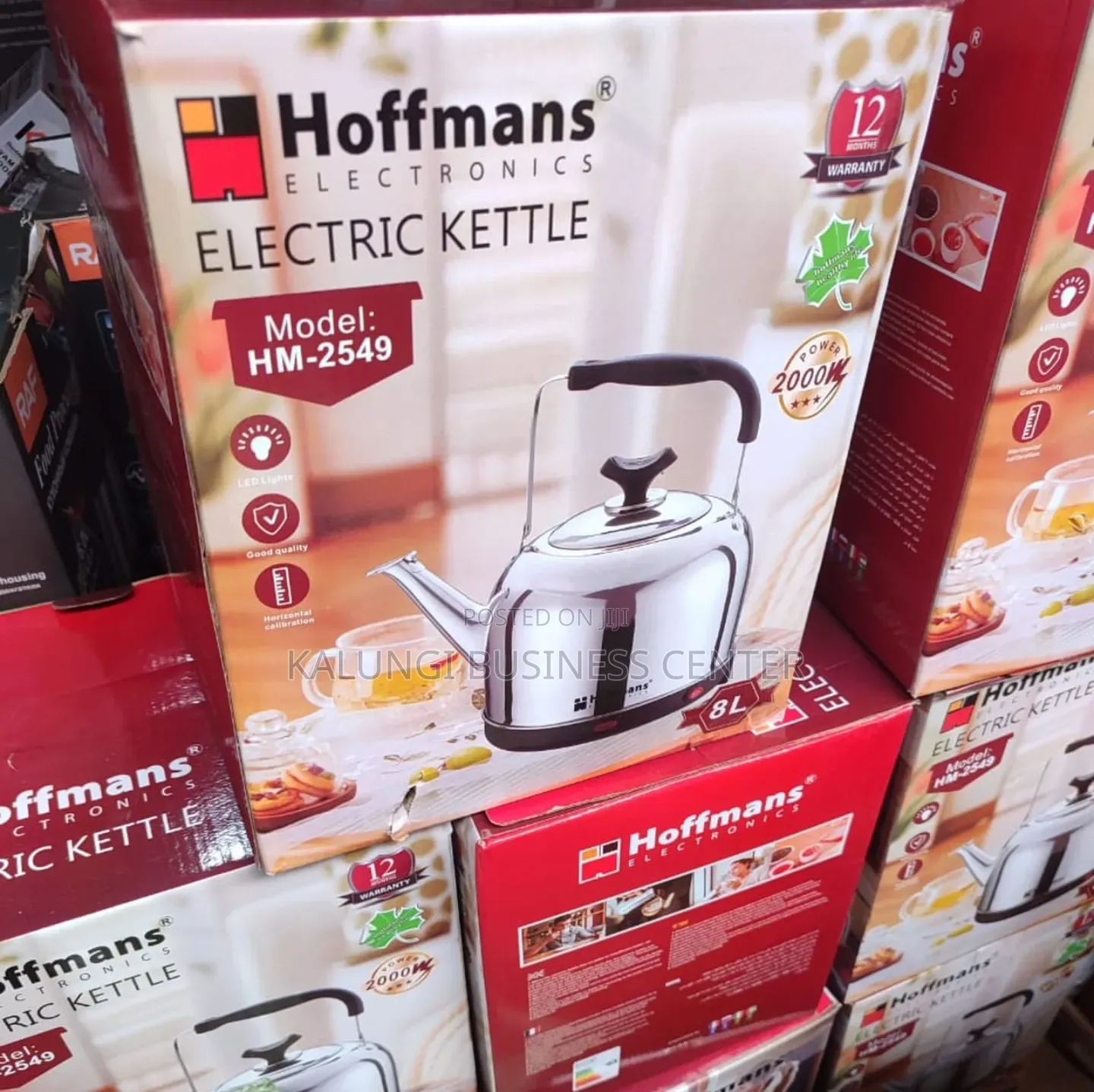 Electric Kettle 8Liters Hoffmans