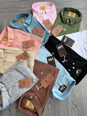 Lee Long-Sleeve Linen-Blend Button-Down Shirts