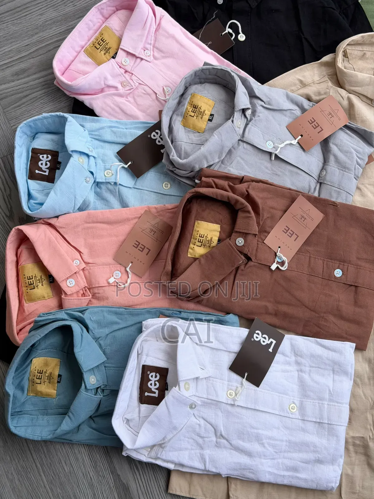 Lee Long-Sleeve Linen-Blend Button-Down Shirts