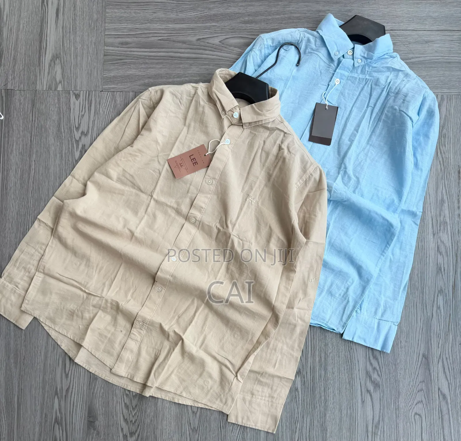 Lee Long-Sleeve Linen-Blend Button-Down Shirts