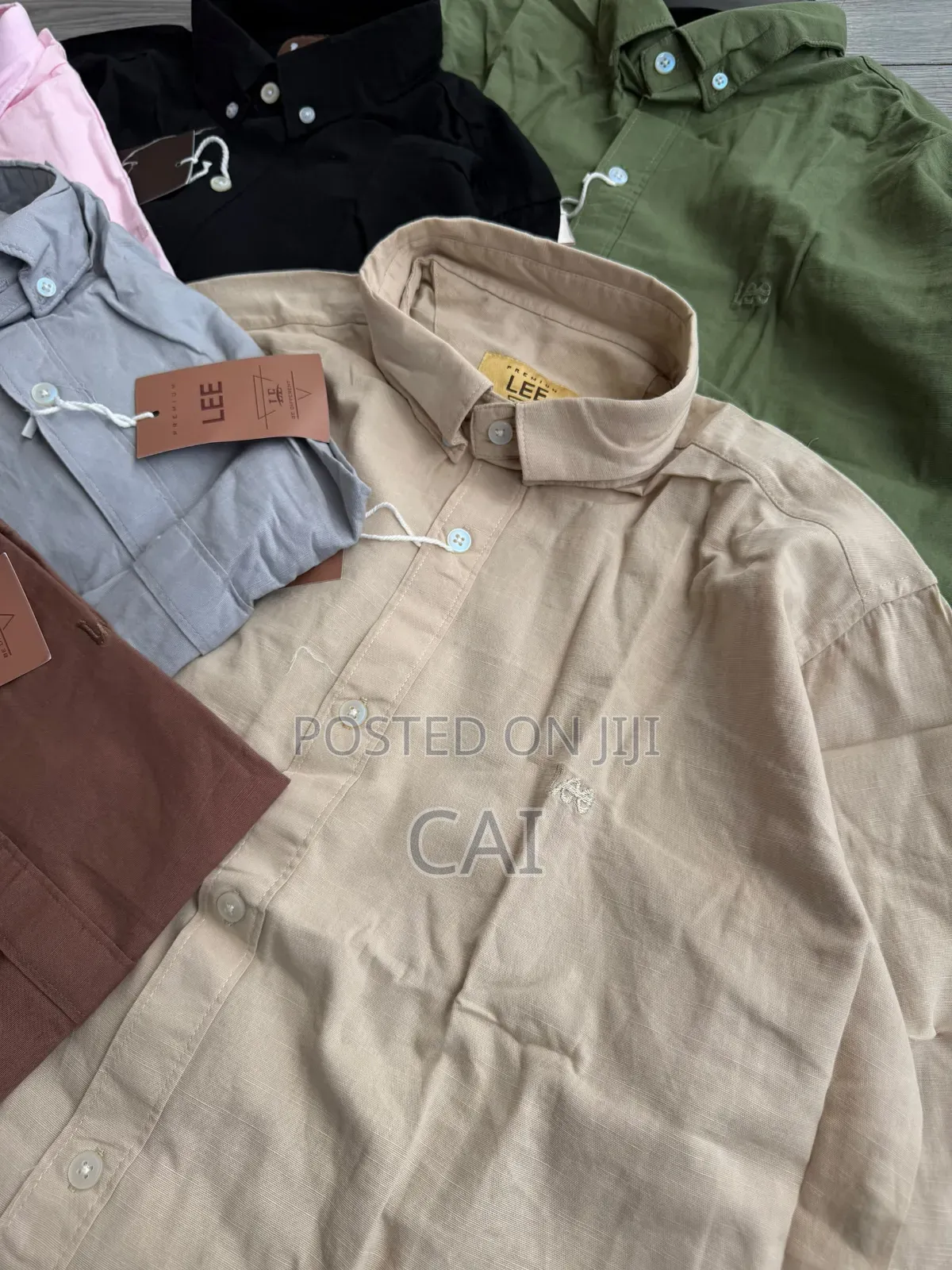 Lee Long-Sleeve Linen-Blend Button-Down Shirts
