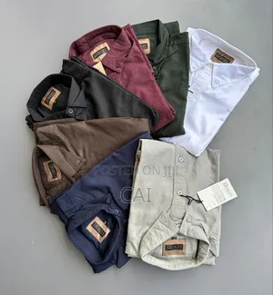 Earth and Neutral Tone Long-Sleeve Casual Linen Shirts