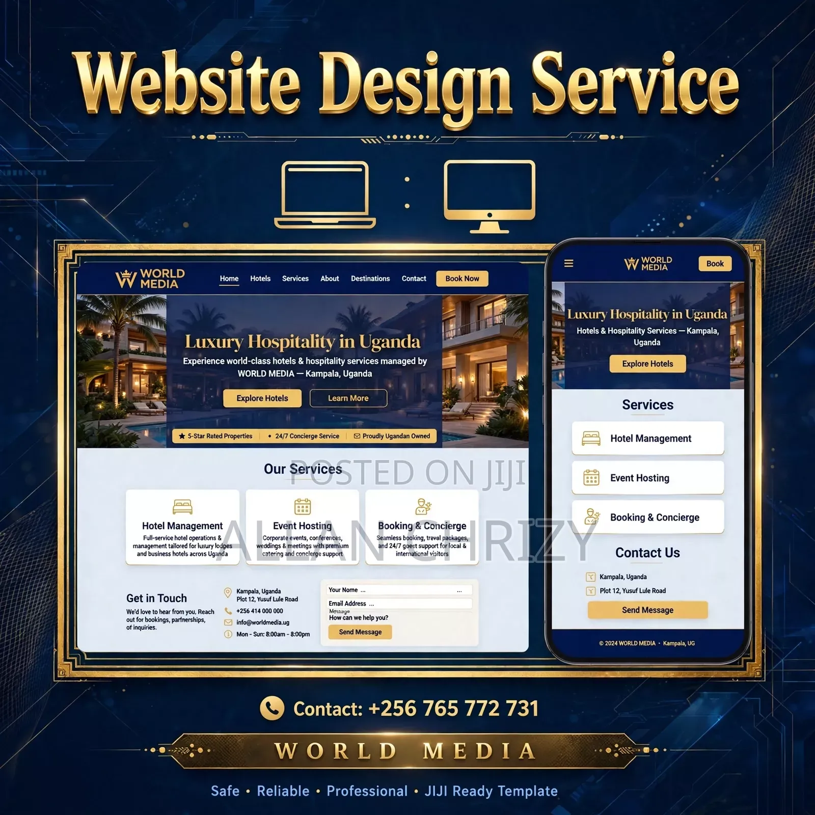 Website Designing and Fast Delivery in 1 Hour