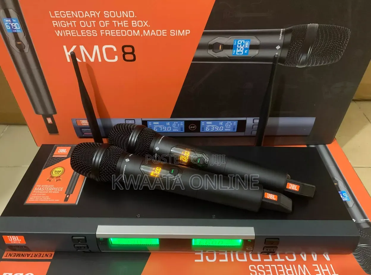 JBL KMC8 Multi-Channel Dual Wireless Professional Digital Microphone