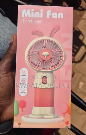 Mini Fan, Handheld Fan With Phone Holder, 3 Speed Type C Rechargeable