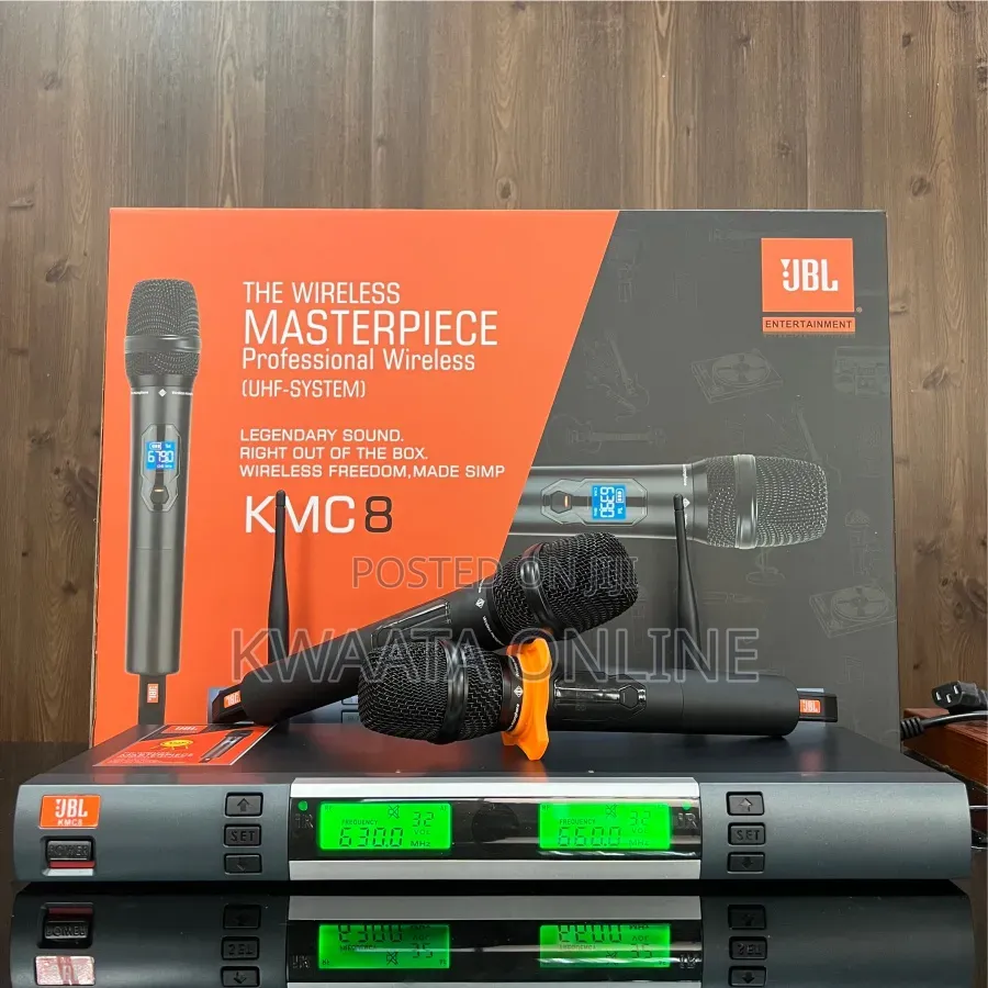 JBL KMC8 Multi-Channel Dual Wireless Professional Digital Microphone