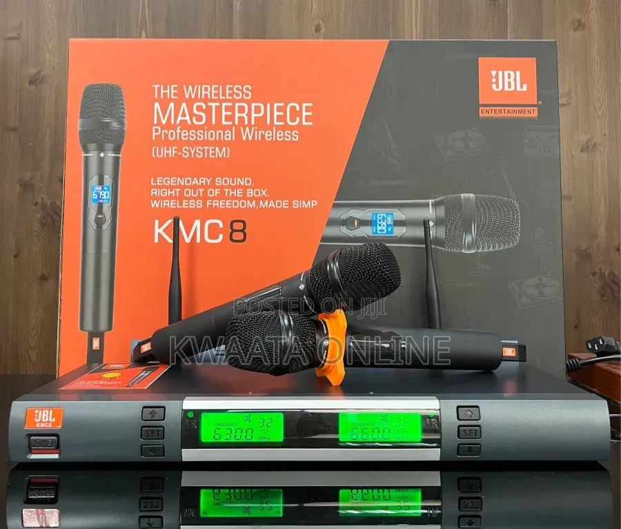 JBL KMC8 Multi-Channel Dual Wireless Professional Digital Microphone