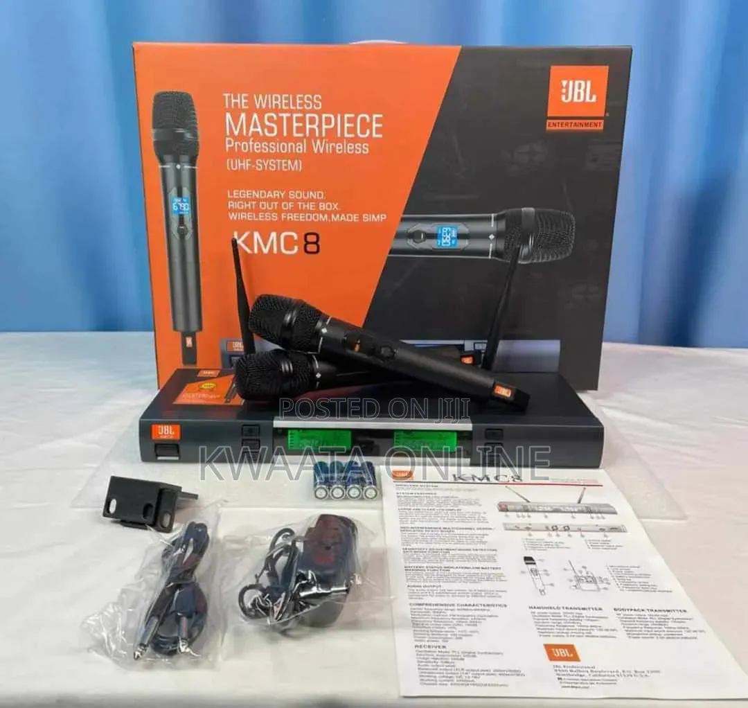 JBL KMC8 Multi-Channel Dual Wireless Professional Digital Microphone