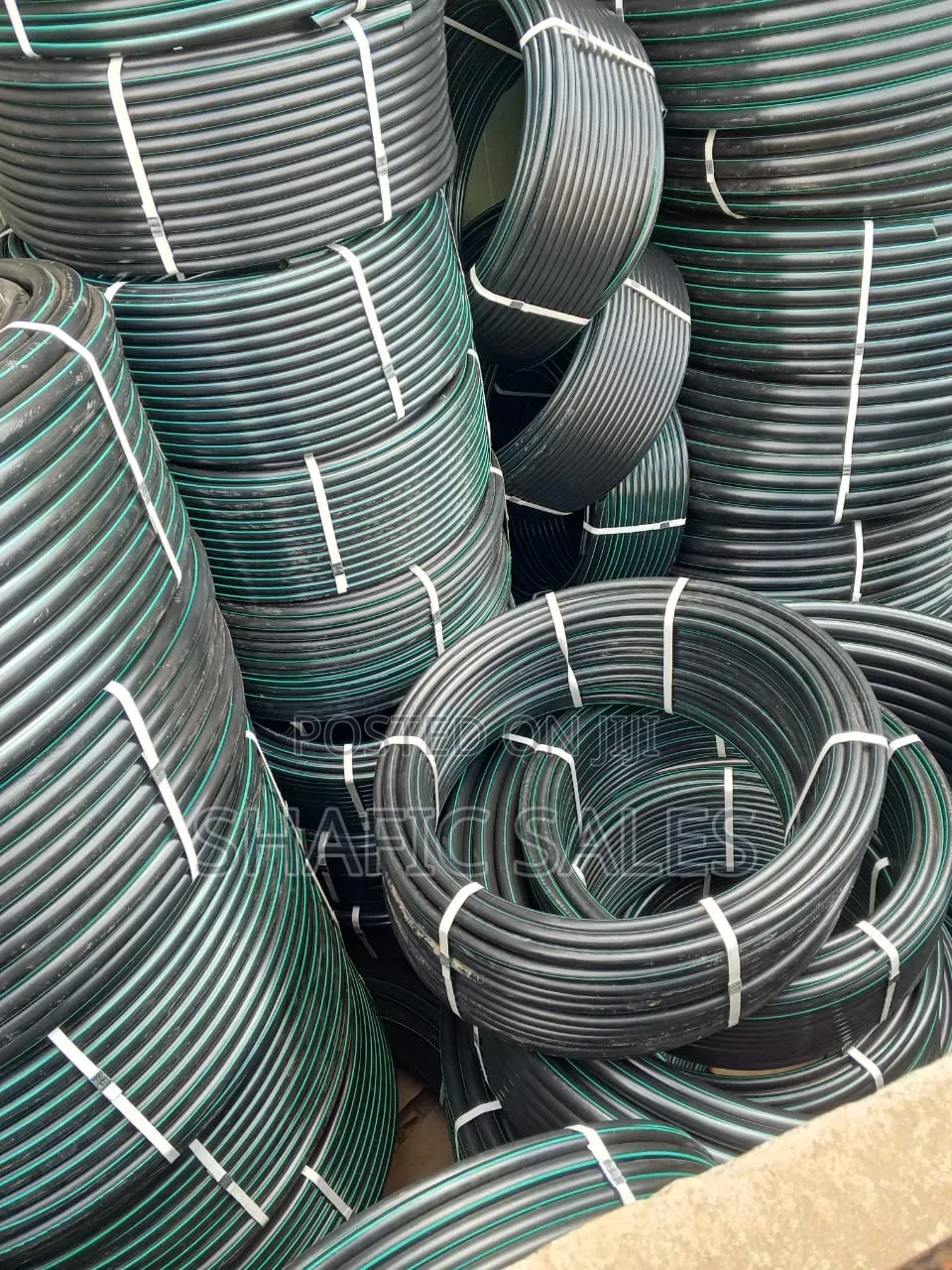 Hdpe Pipes 20" 1/2 Inch 100 Meters Rollers Good Quality/ All Sizes