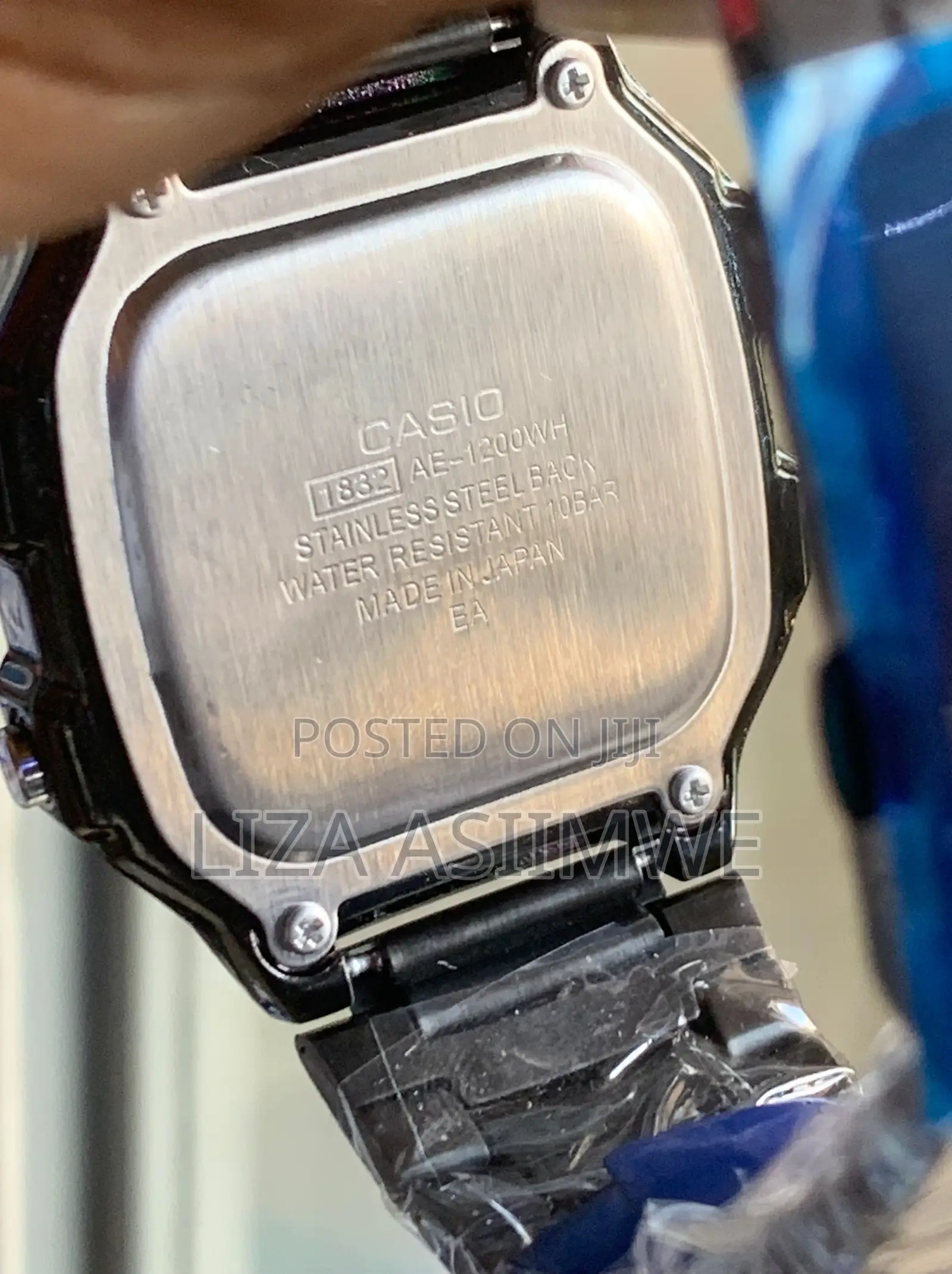 Black Casio World Time AE-1200 Digital Watch