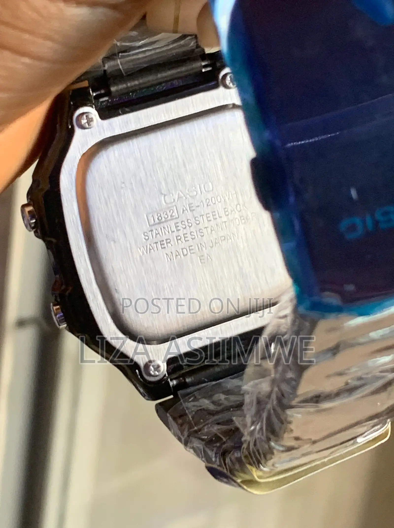 Black Casio World Time AE-1200 Digital Watch