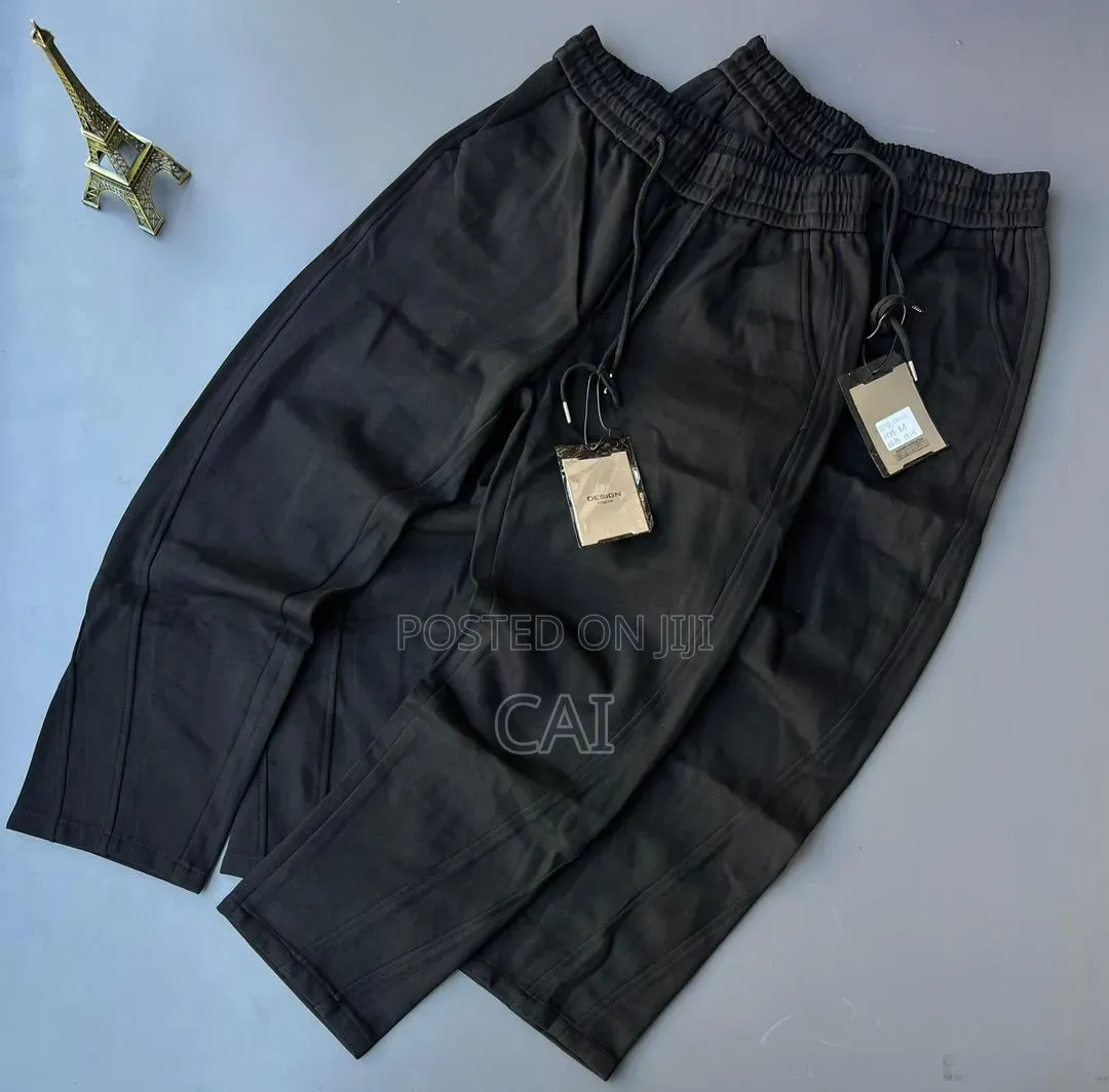 Relaxed-Fit Casual Sweater Pants Trousers
