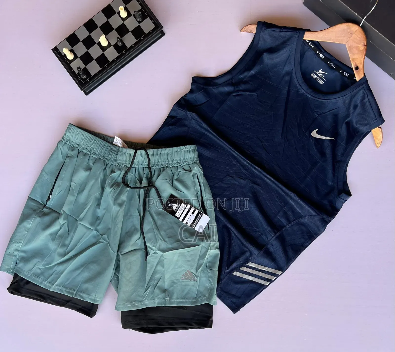 Gym Shorts and Sleeveless Sports Tank Tops Sets