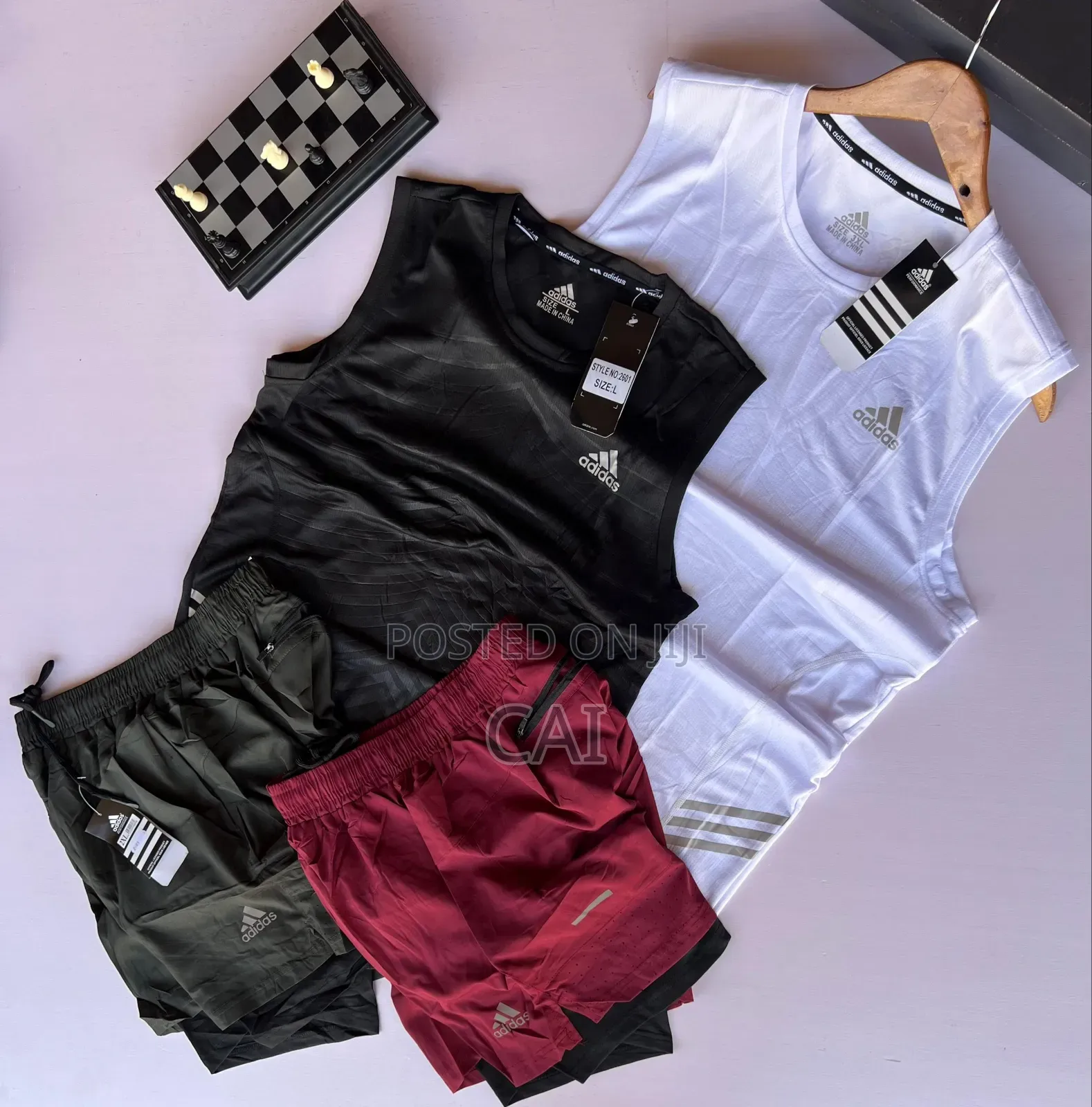 Gym Shorts and Sleeveless Sports Tank Tops Sets