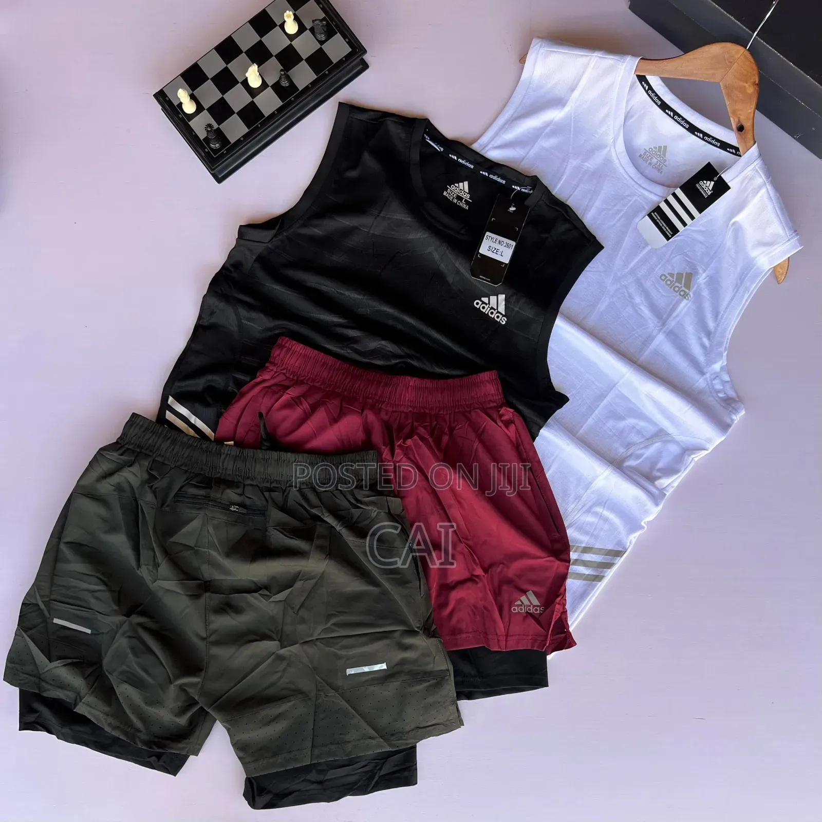 Gym Shorts and Sleeveless Sports Tank Tops Sets