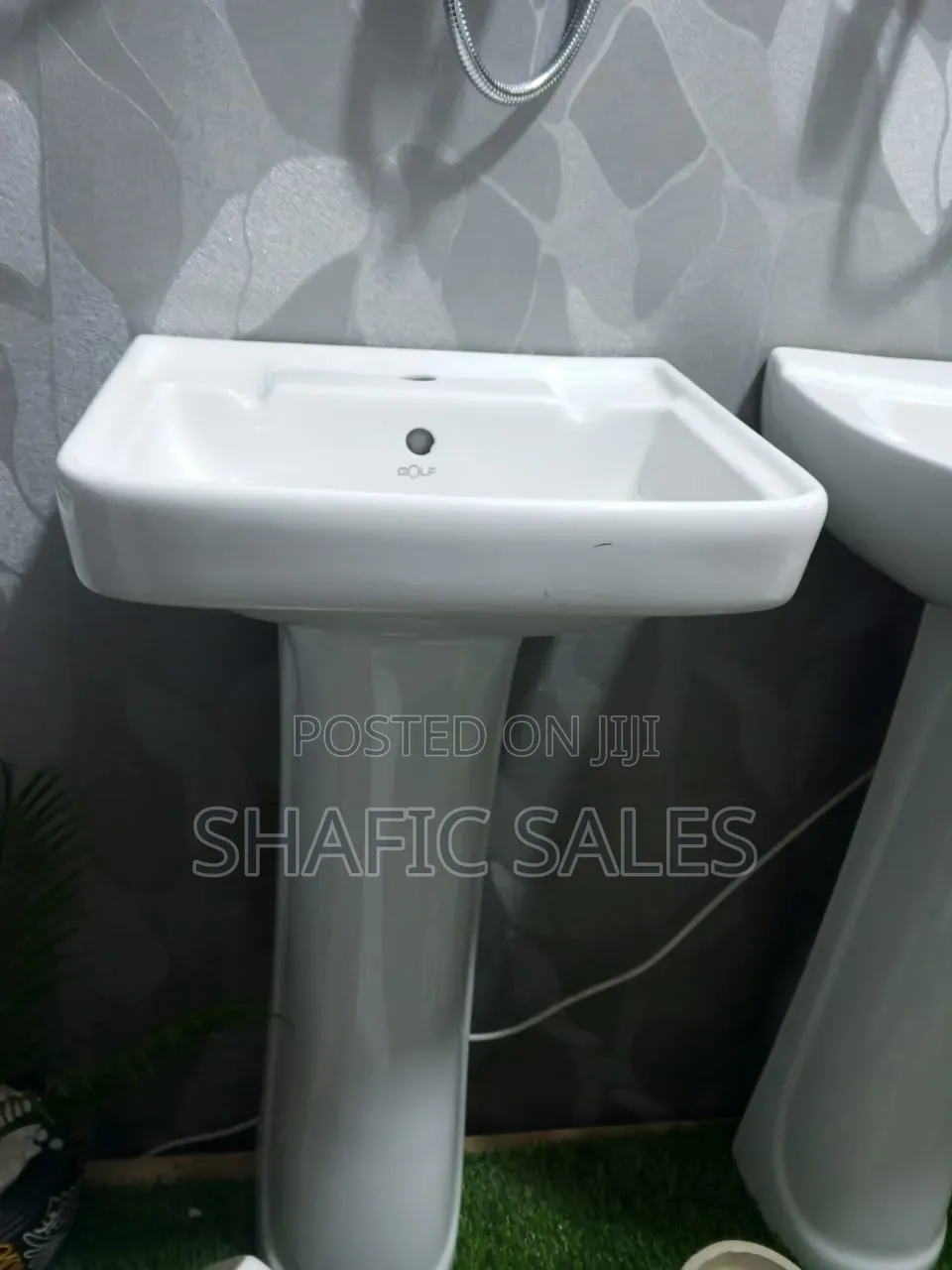 Hand Basin Complete Set Square Golf Medium Size Good Quality All Types