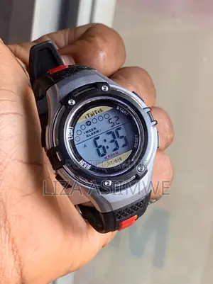 Black Digital Sports Watch for Kids