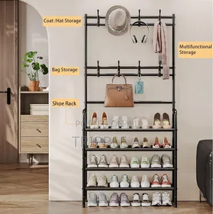 5 Layer Metallic Shoe Rack