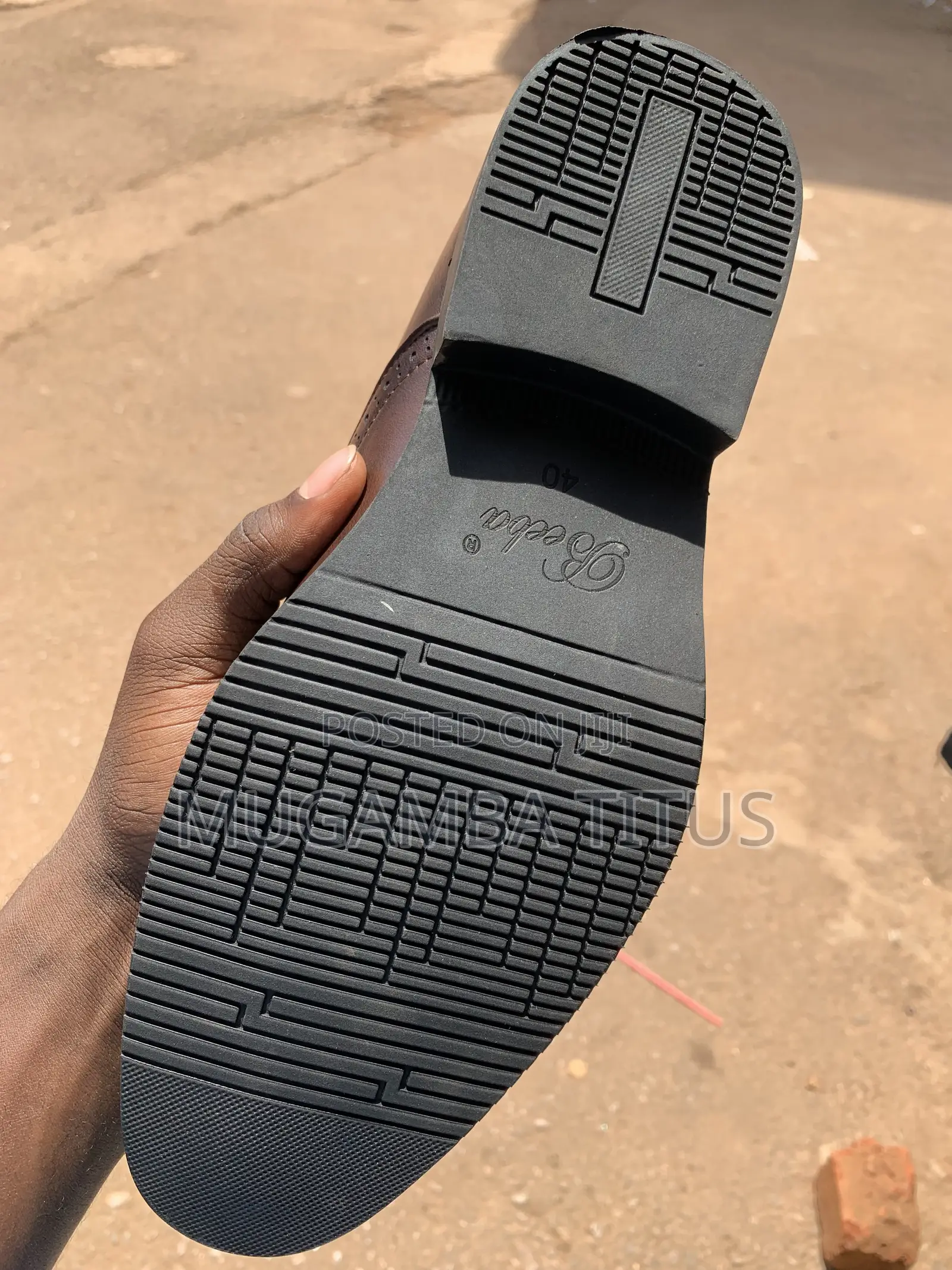 Oxford Black Beeba Gentleman Shoe